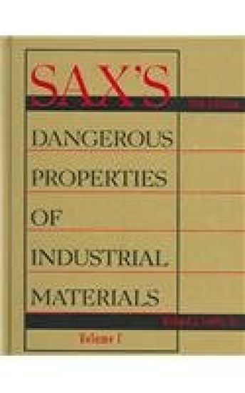 Sax's Dangerous Properties of Industrial Materials, Three Volume Print and