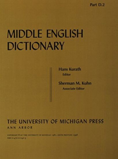 Middle English Dictionary