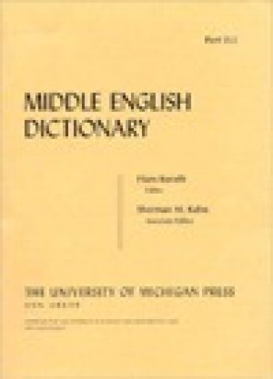 Middle English Dictionary