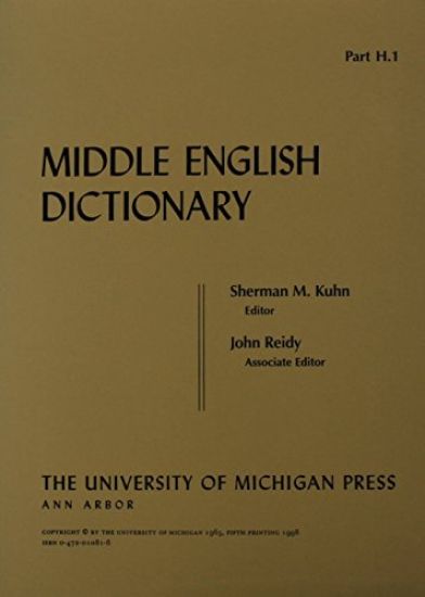Middle English Dictionary