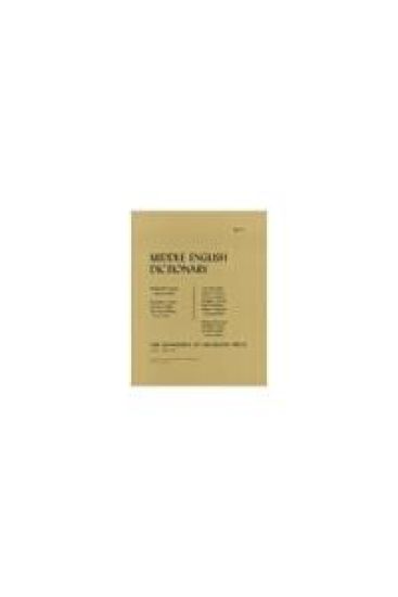 Middle English Dictionary