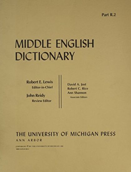 Middle English Dictionary
