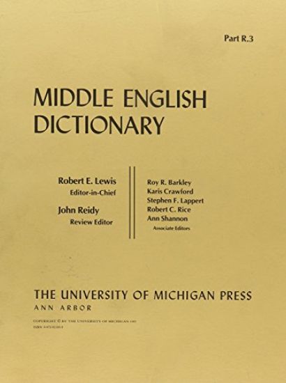Middle English Dictionary