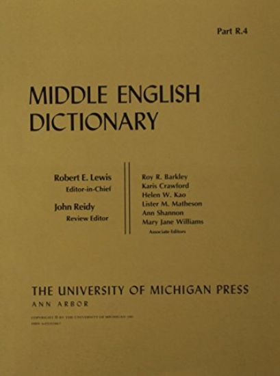 Middle English Dictionary