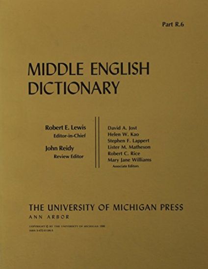 Middle English Dictionary