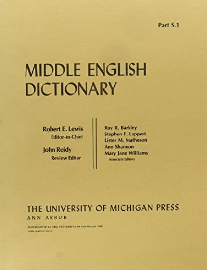 Middle English Dictionary