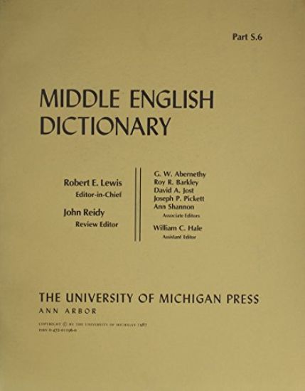 Middle English Dictionary