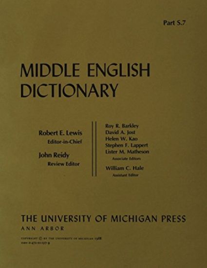 Middle English Dictionary