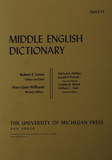 Middle English Dictionary