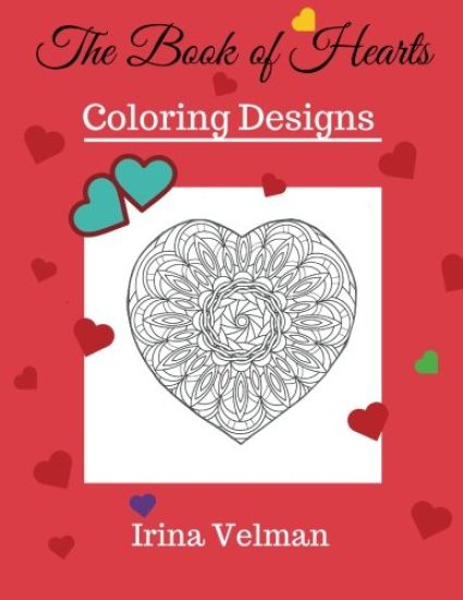 The Book of Hearts: Coloring Designs