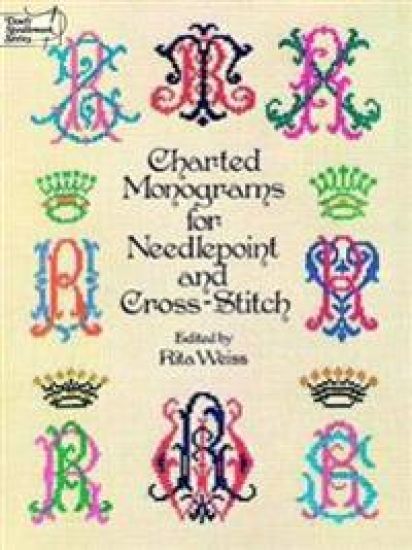 Charted Monograms for Needlepoint and Cross-Stitch