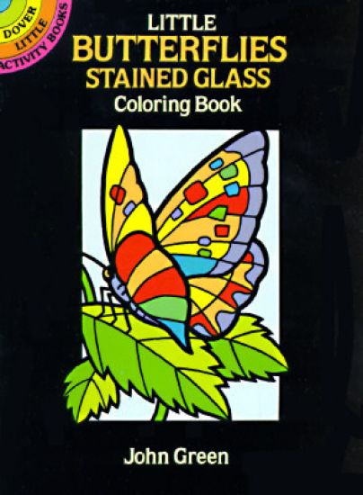 Little Butterflies Stained Glass Colouring Book