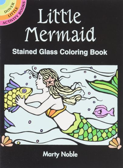 Little Mermaid Stained Glass Coloring Book