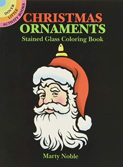 Christmas Ornaments Stained Glass Coloring Book