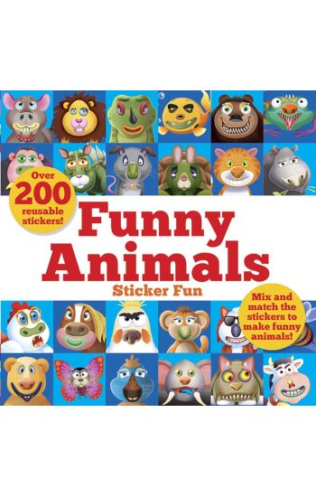 Funny Animals Sticker Fun: Mix and Match the Stickers to Make Funny Animals
