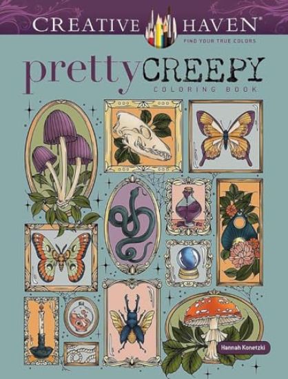 Creative Haven Pretty Creepy Coloring Book
