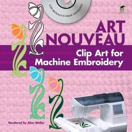 Art Nouveau Clip Art for Machine Embroidery