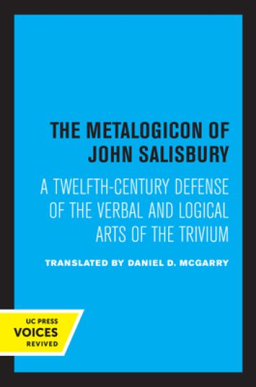 The Metalogicon of John of Salisbury