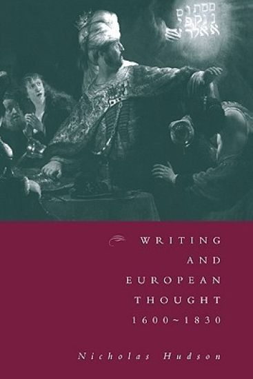 Writing and European Thought 1600–1830