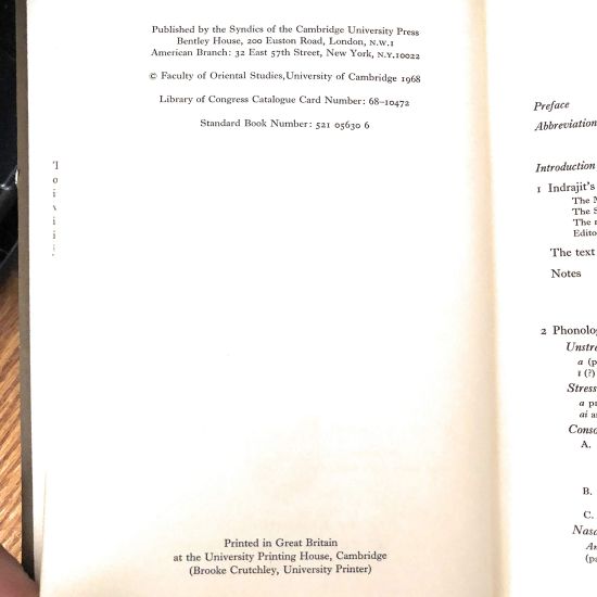 Language of Indrajit of Orcha