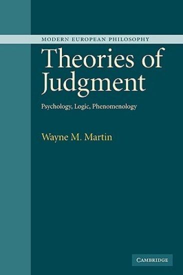 Theories of Judgment