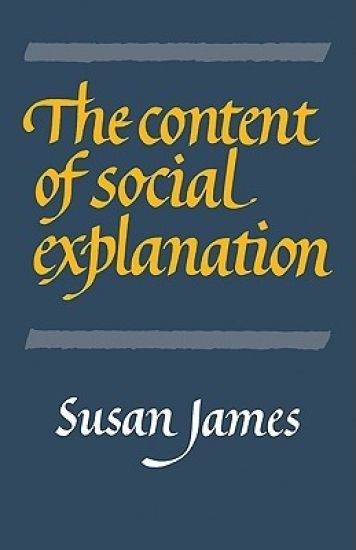 The Content of Social Explanation