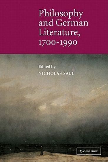 Philosophy and German Literature, 1700–1990