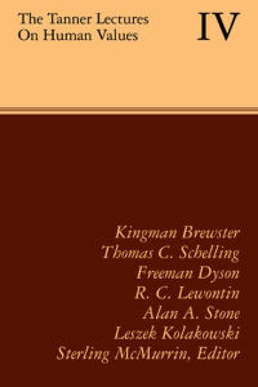 The Tanner Lectures on Human Values