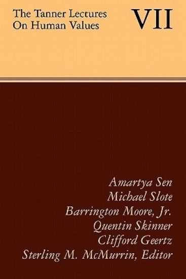 The Tanner Lectures on Human Values