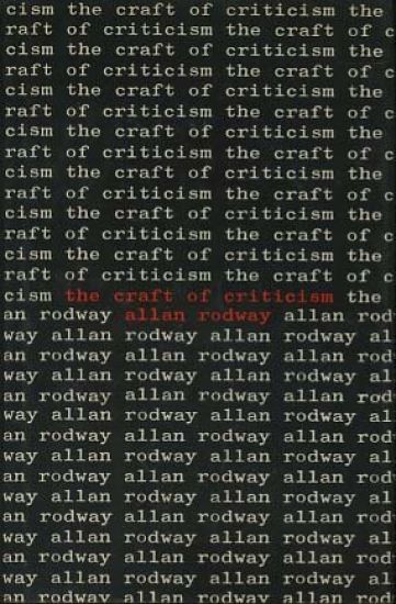 Craft of Criticism