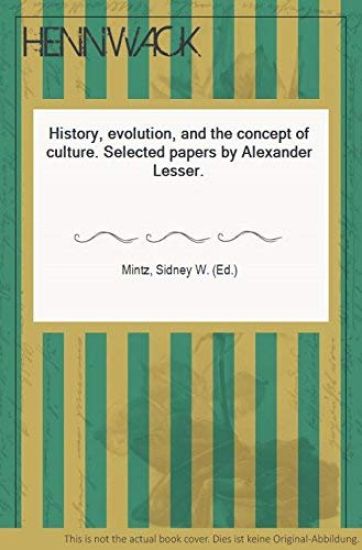 History, Evolution and the Concept of Culture