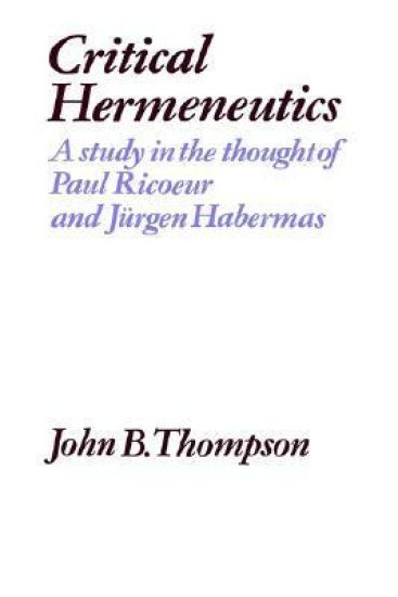 Critical Hermeneutics