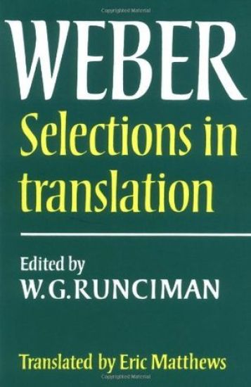 Max Weber: Selections in Translation