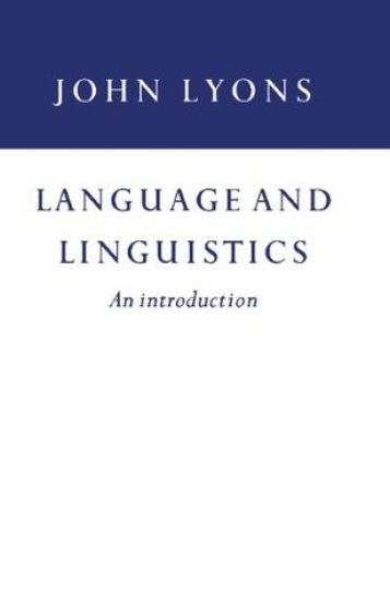 Language and Linguistics