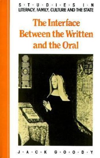 The Interface between the Written and the Oral