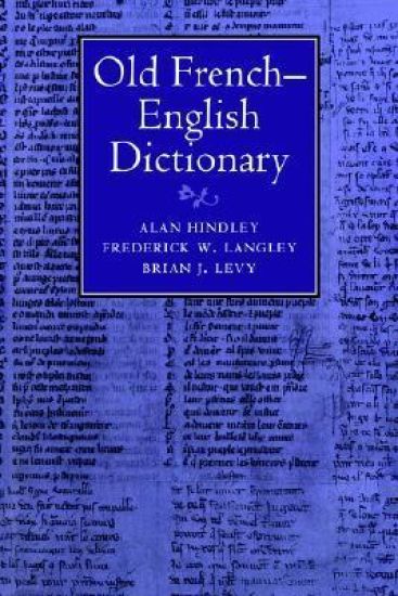 Old French-English Dictionary