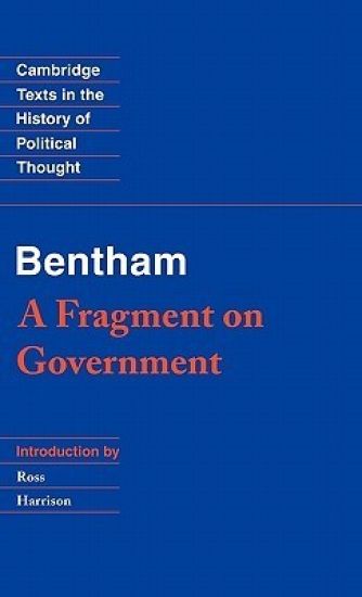 Bentham: A Fragment on Government