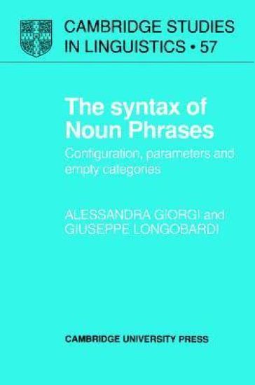 The Syntax of Noun Phrases