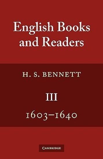English Books and Readers 1603–1640