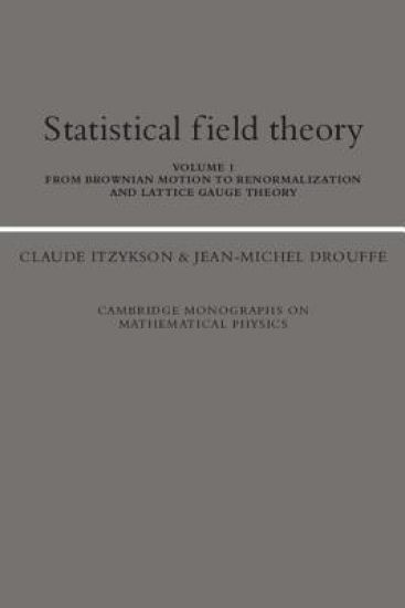 Statistical Field Theory: Volume 1, From Brownian Motion to Renormalization and Lattice Gauge Theory