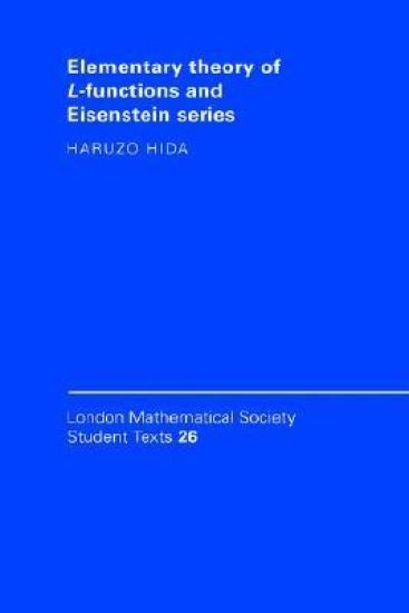 Elementary Theory of L-functions and Eisenstein Series