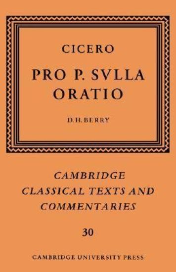 Cicero: Pro P. Sulla oratio