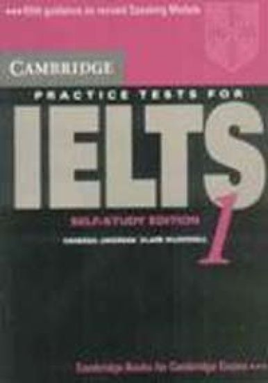 Cambridge Practice Tests for IELTS 1 Self-Study Students Book South Asia Edition