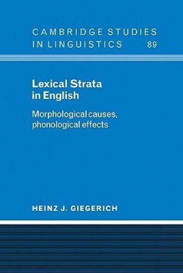 Lexical Strata in English