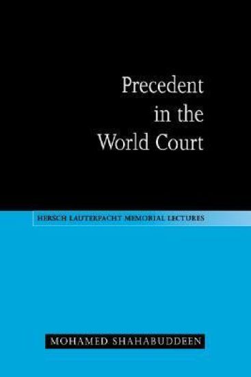 Precedent in the World Court