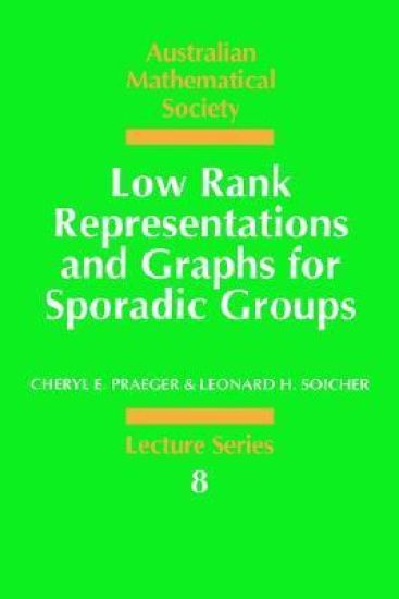Low Rank Representations and Graphs for Sporadic Groups