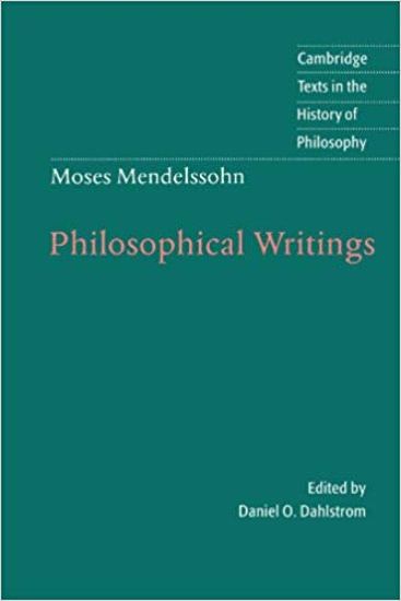Moses Mendelssohn: Philosophical Writings