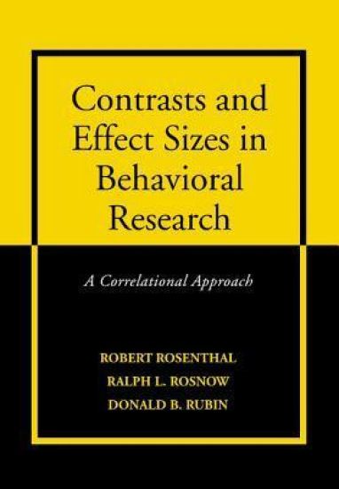 Contrasts and Effect Sizes in Behavioral Research