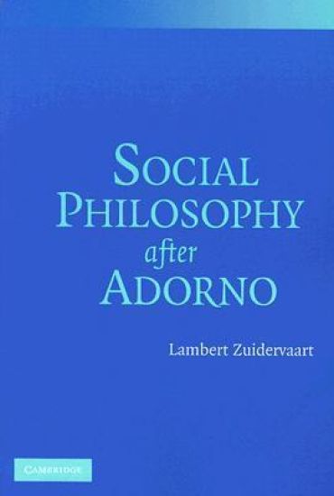 Social Philosophy after Adorno