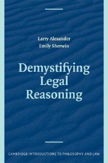 Demystifying Legal Reasoning